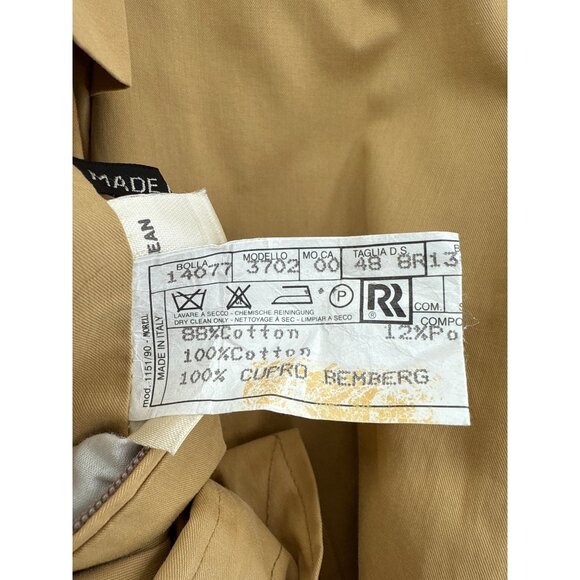 Fendi Tan Mens Medium Field Jacket authentic Italian Button Closure sz 38 US - Picture 13 of 16